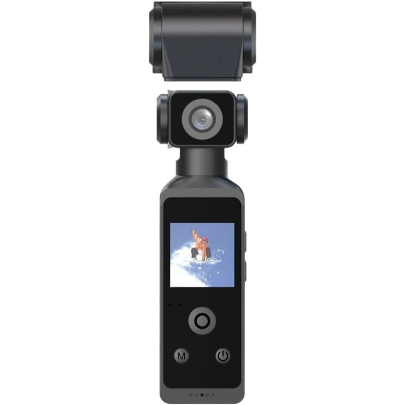 

5K Pocket Action Camera Waterproof,HD,Case Helmet Bicycle Travel Driver Recorder, Video Audio Recording in One; No Memory Card