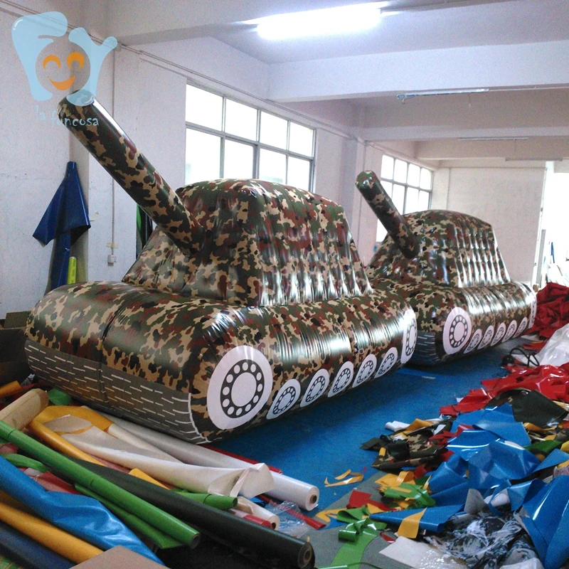 Outdoor Indoor Inflatable Camouflage Paintball Bunkers