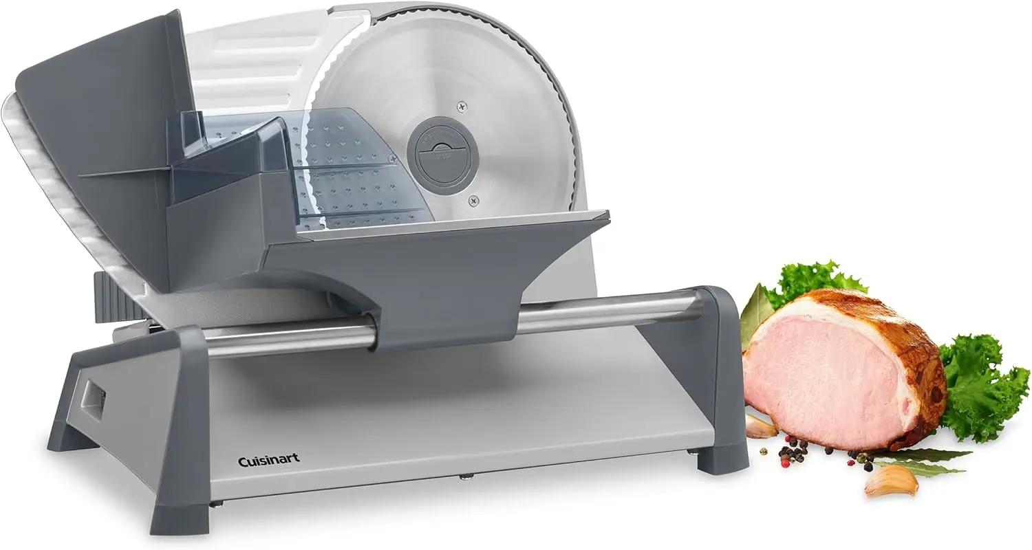 Kitchen Pro Food Slicer, 7.5, Stainless steel, Gray