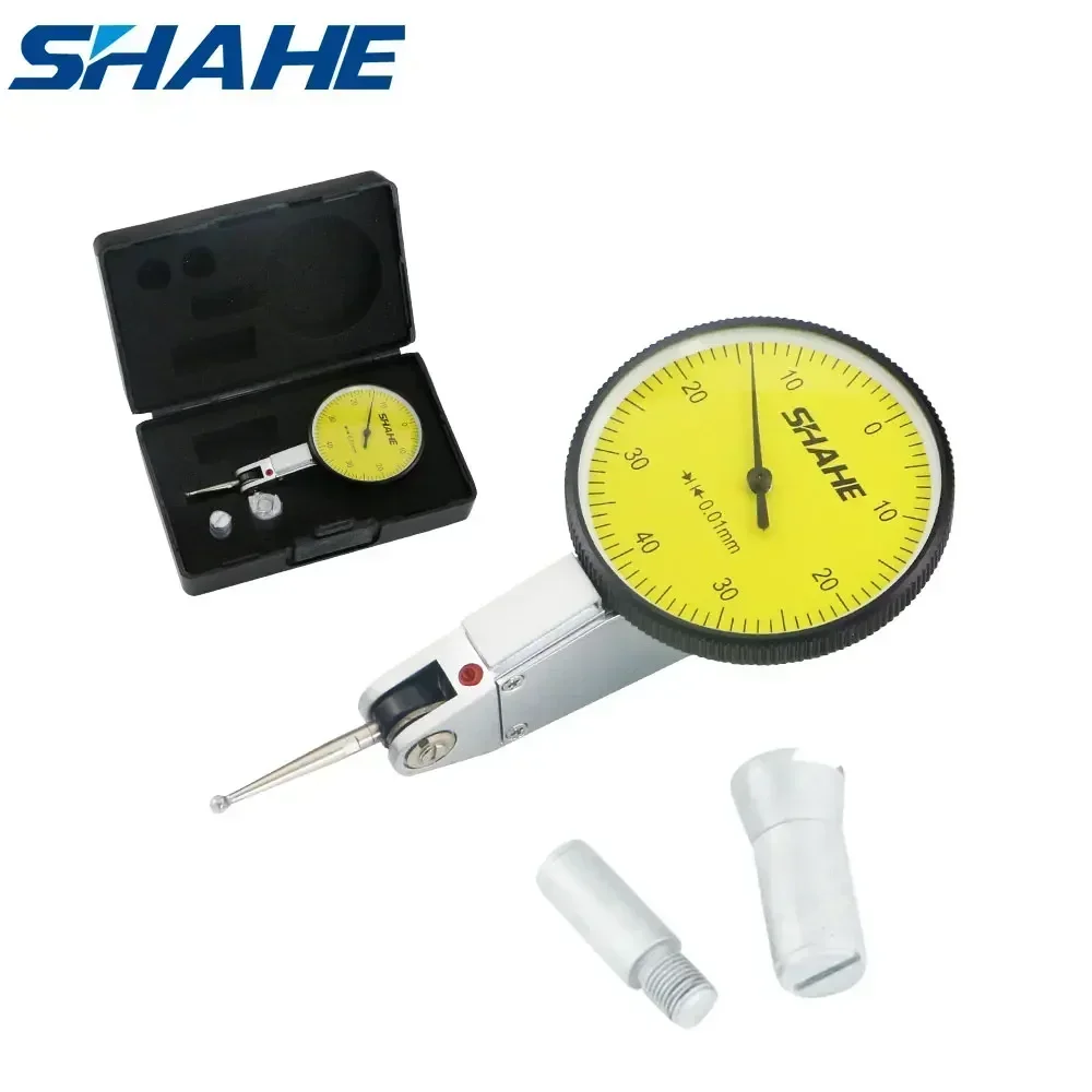 Shahe – outil de mesure, indicateur de Test à cadran 0-0.8mm 0.01mm