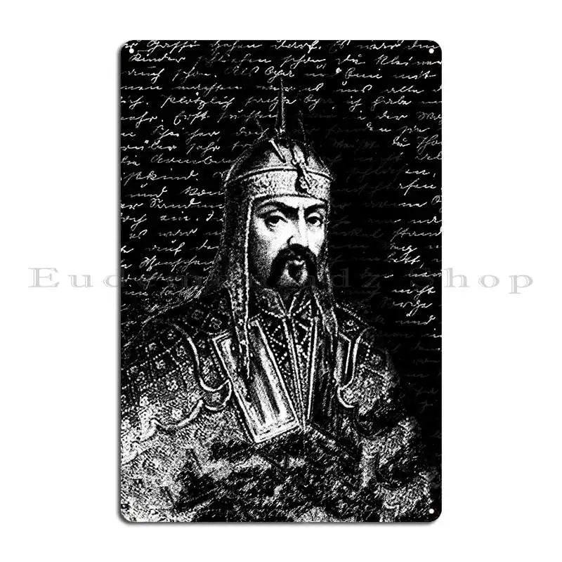 Attila The Hun Metal Plaque Kitchen Create Garage Cinema Design Tin Sign Poster