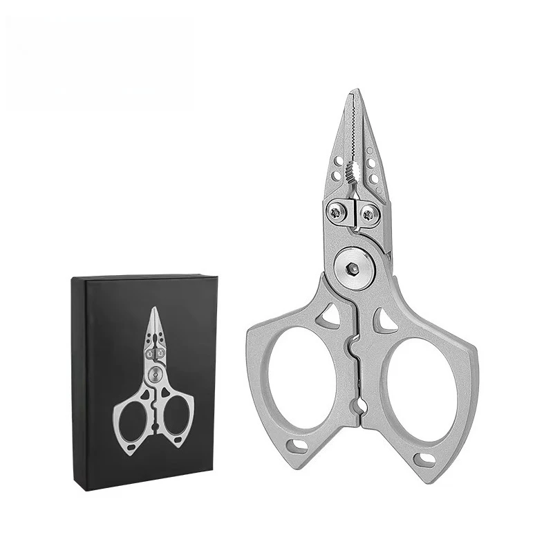 

Ножницы рыболовные из нержавеющей стали 17-4 для плетеной лески, с футляром, для активного отдыха на природе