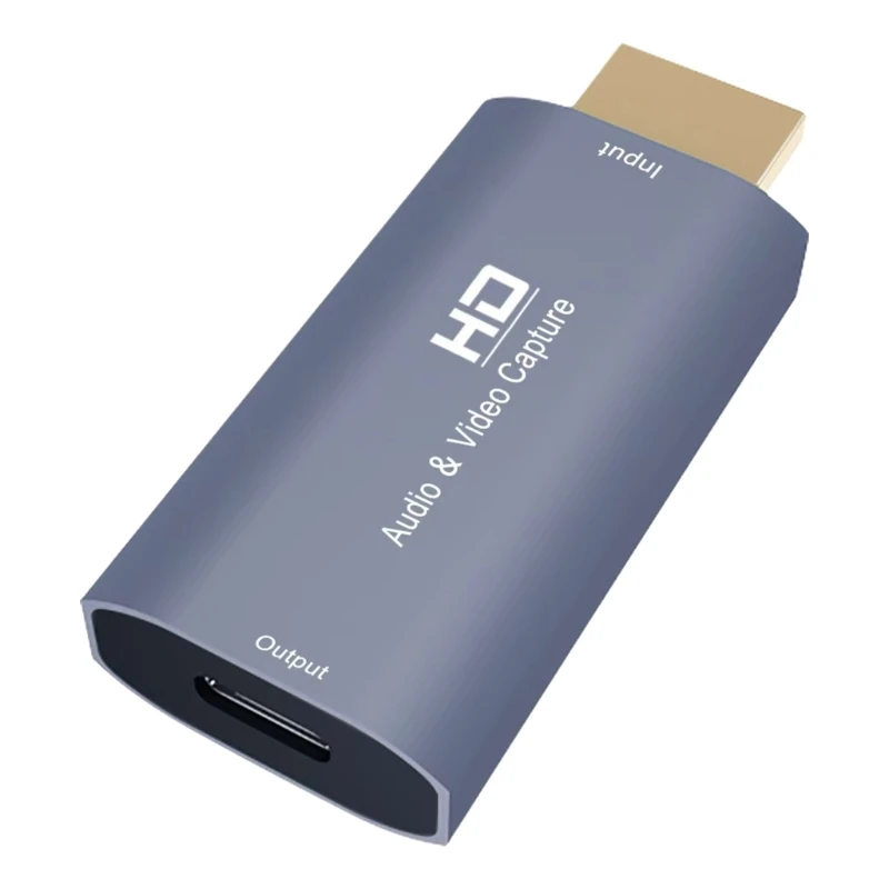Карта видеозахвата USB C, вход 4K, выход 1080P для потоковой передачи контента в реальном времени