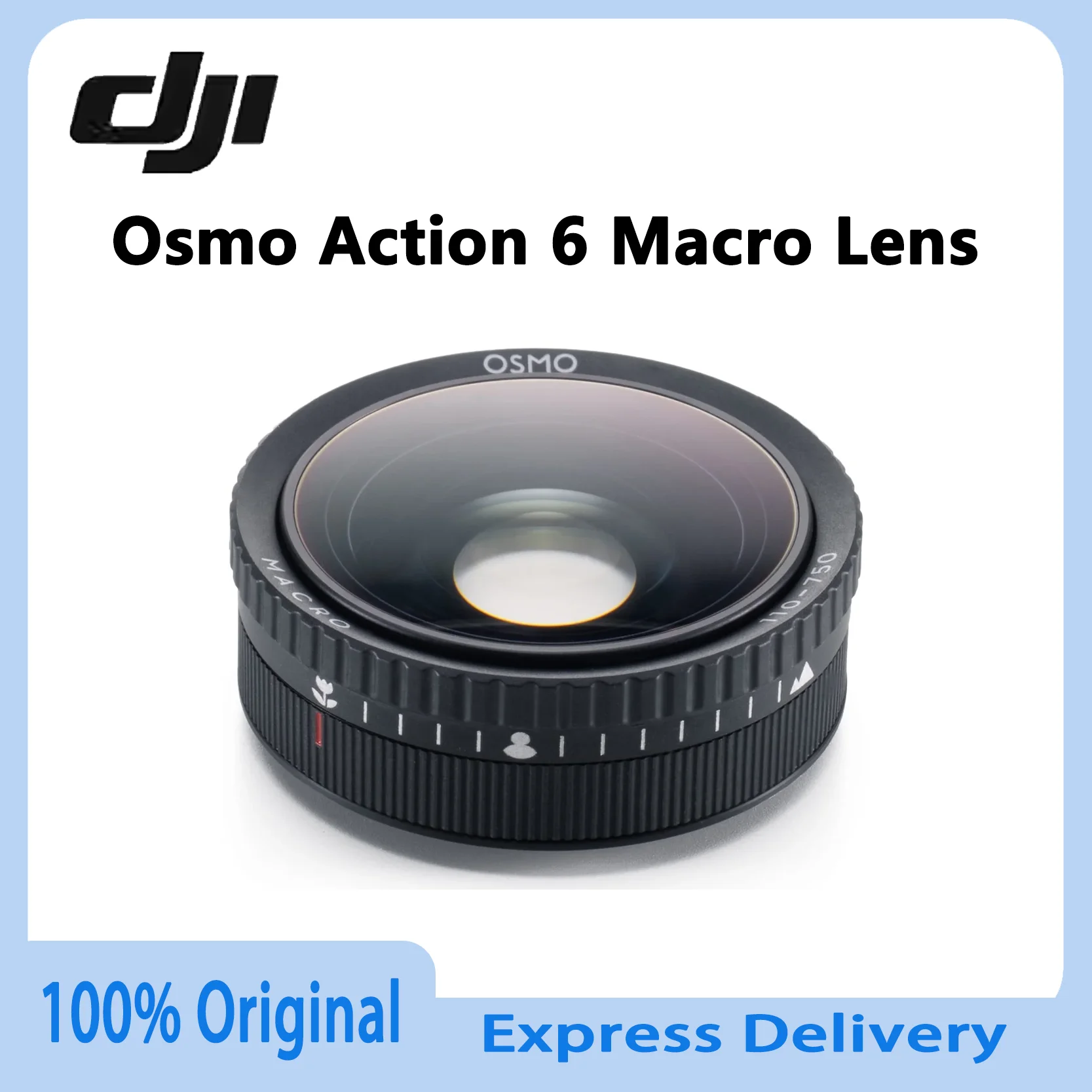 

Оригинальный макрообъектив DJI Osmo Action 6 для профессиональной HD-съемки, оригинальный аксессуар для камеры DJI, в наличии