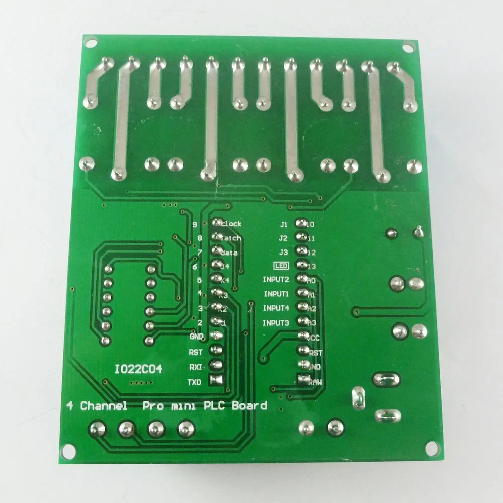 DC 5V 12V 24V 4 CH Pro mini PLC Board Shield MODUL UNTUK Arduino Delay Timer Switch