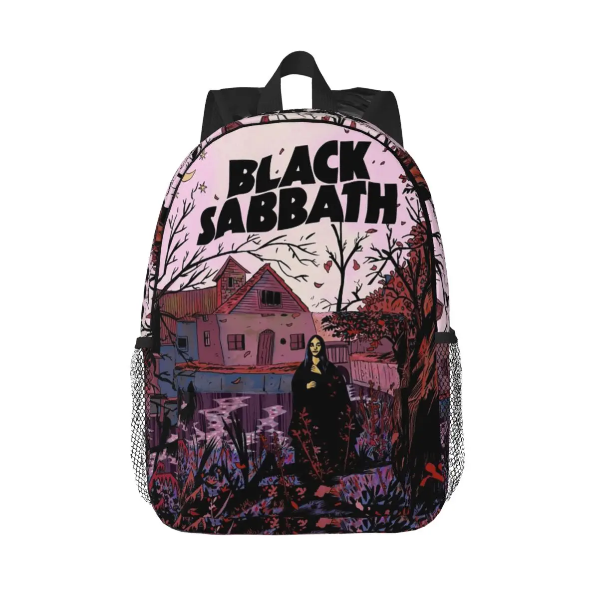 Band B-Black-S S-Sabbath-S Rucksack Heißer Verkauf Tagesrucksack Große Kapazität Jungen Mädchen Büchertasche Umhängetaschen für Männer Frauen Schultasche