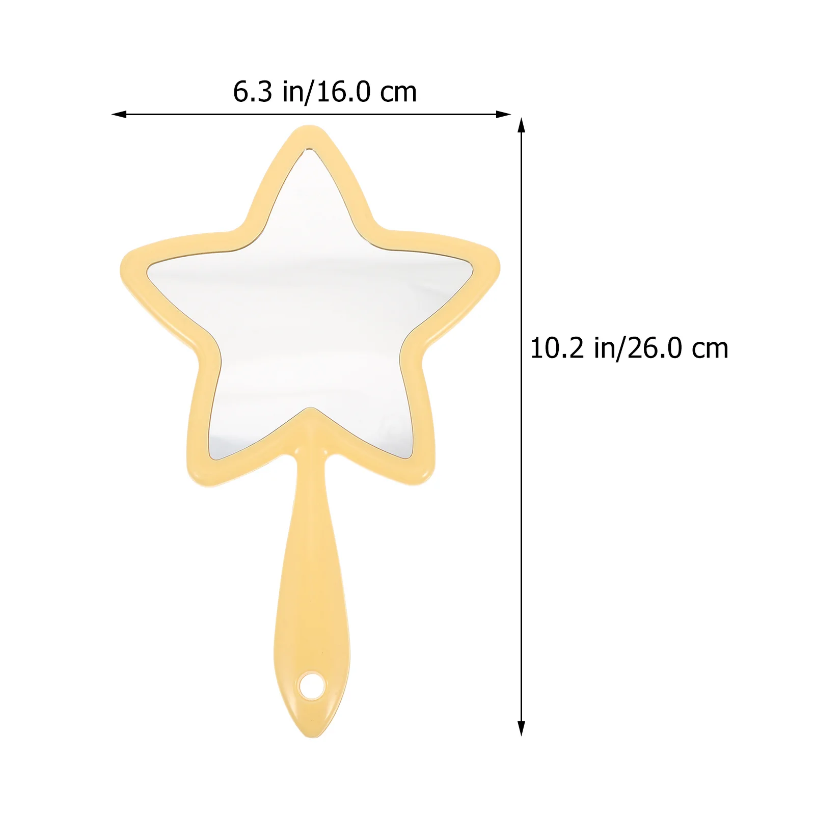 1Pcs Makeup Mirror Compact Portable Handhold Mirror for True Color Detail View Perfect Gift for Birthday Valentine Mother