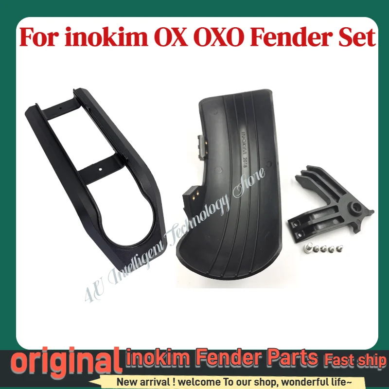 Original Front Fender for INOKIM OXO OX Electric Scooter Mudguard Spare Parts Wheel Cover Tire Plastic Guard Spare Parts