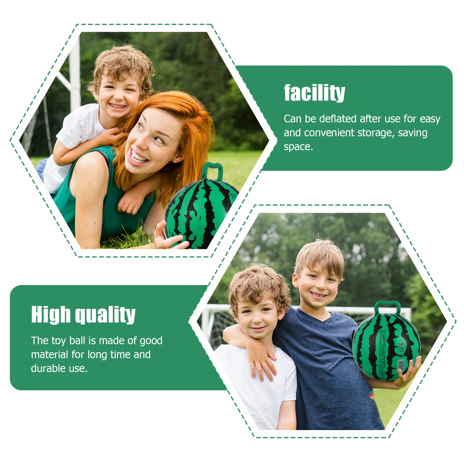 

3 Pcs Inflatable Practical Toy for Child Shape Kid Pvc