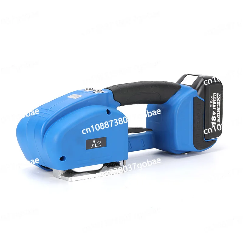 

Портативный электрический обвязочный станок для ПЭ-ленты с автоматической подачей и обрезкой