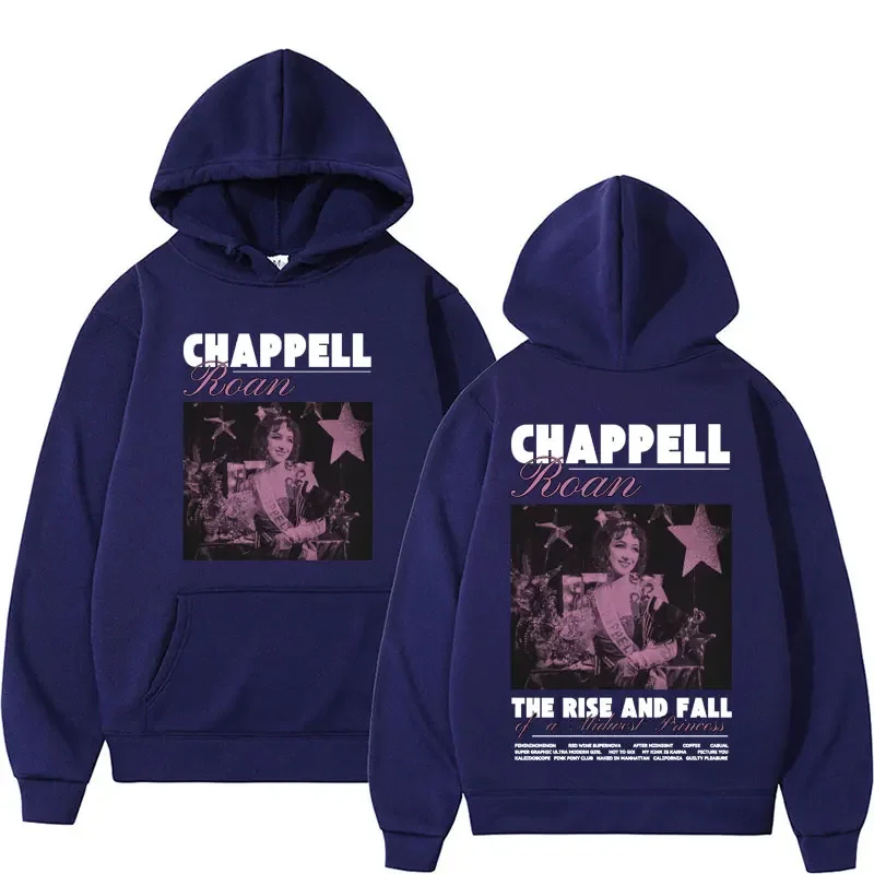 Limited Chappell Roan Midwest Princess Tour 2024 Hoodies Men Women Vintage Hip Hop Gothic Sweatshirt Fashion Casual Fleece Hoody