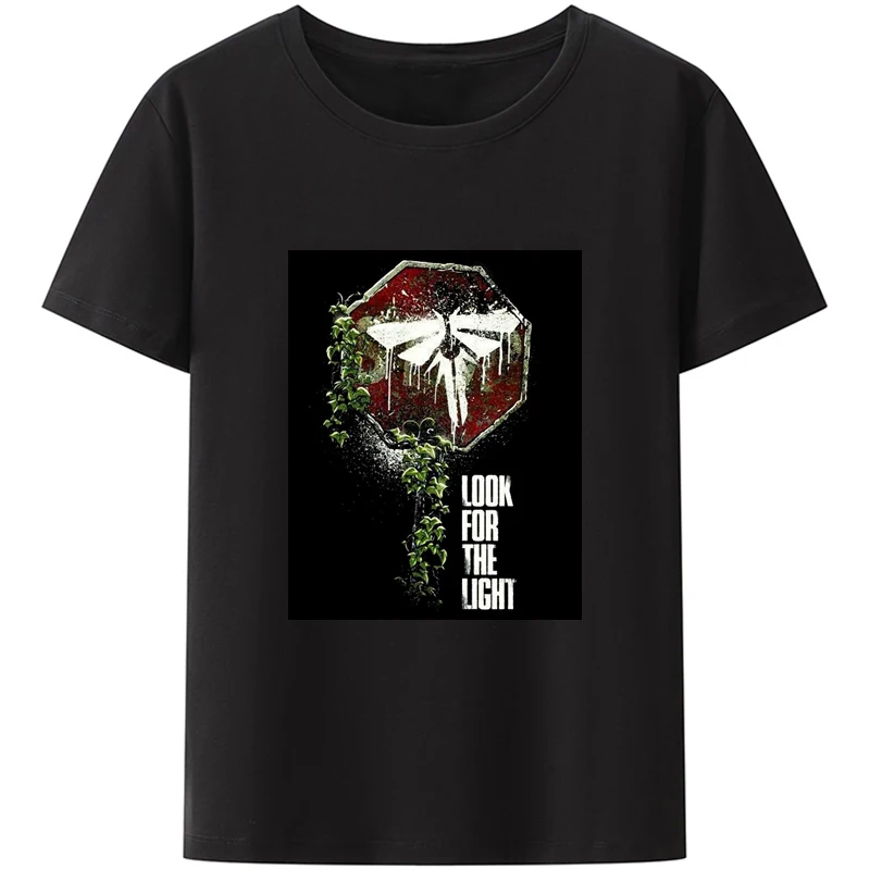 The Last of Us Print T Shirt New Game Harajuku Streetwear Tops Summer Short Sleeve O-neck Fashion Casual  Tee Shirt Camisetas