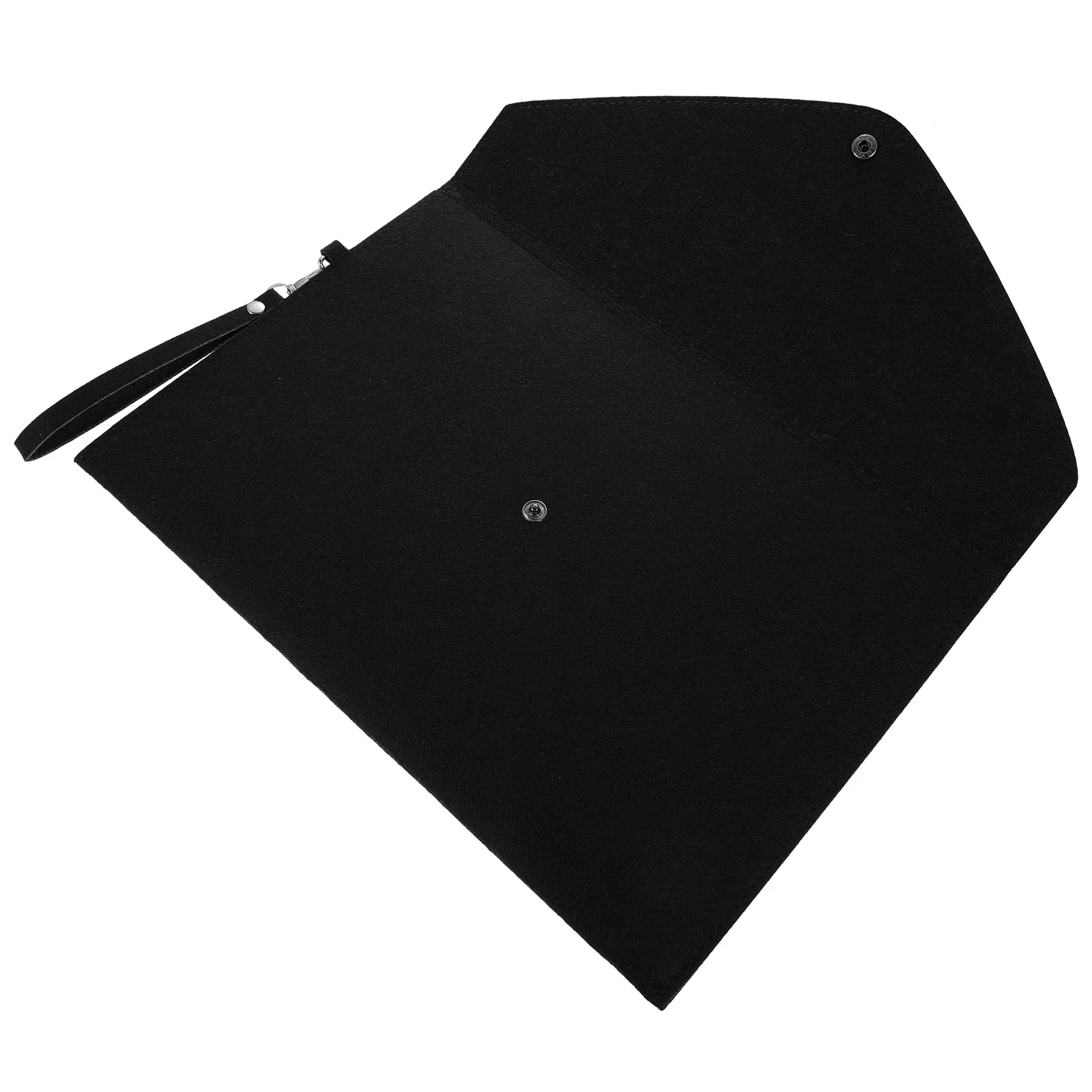 

Premium Felt Bag A4 Document Business File Pouch With Clasp Water Resistant Office Folder Storage Pockets Business Cards