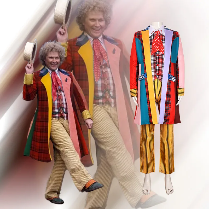 أزياء دكتور هو 6 للدراما البريطانية كولين بيكر كولين بيكر التأثيرية للرجال والنساء