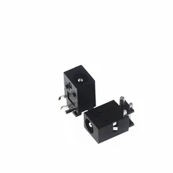 10Pcs DC-023 4.0mm x 1.7mm Black DC Power Jack Socket Connector DC023 4.0*1.7mm 4.0x1.7 1.7mm needle DC Female Jack