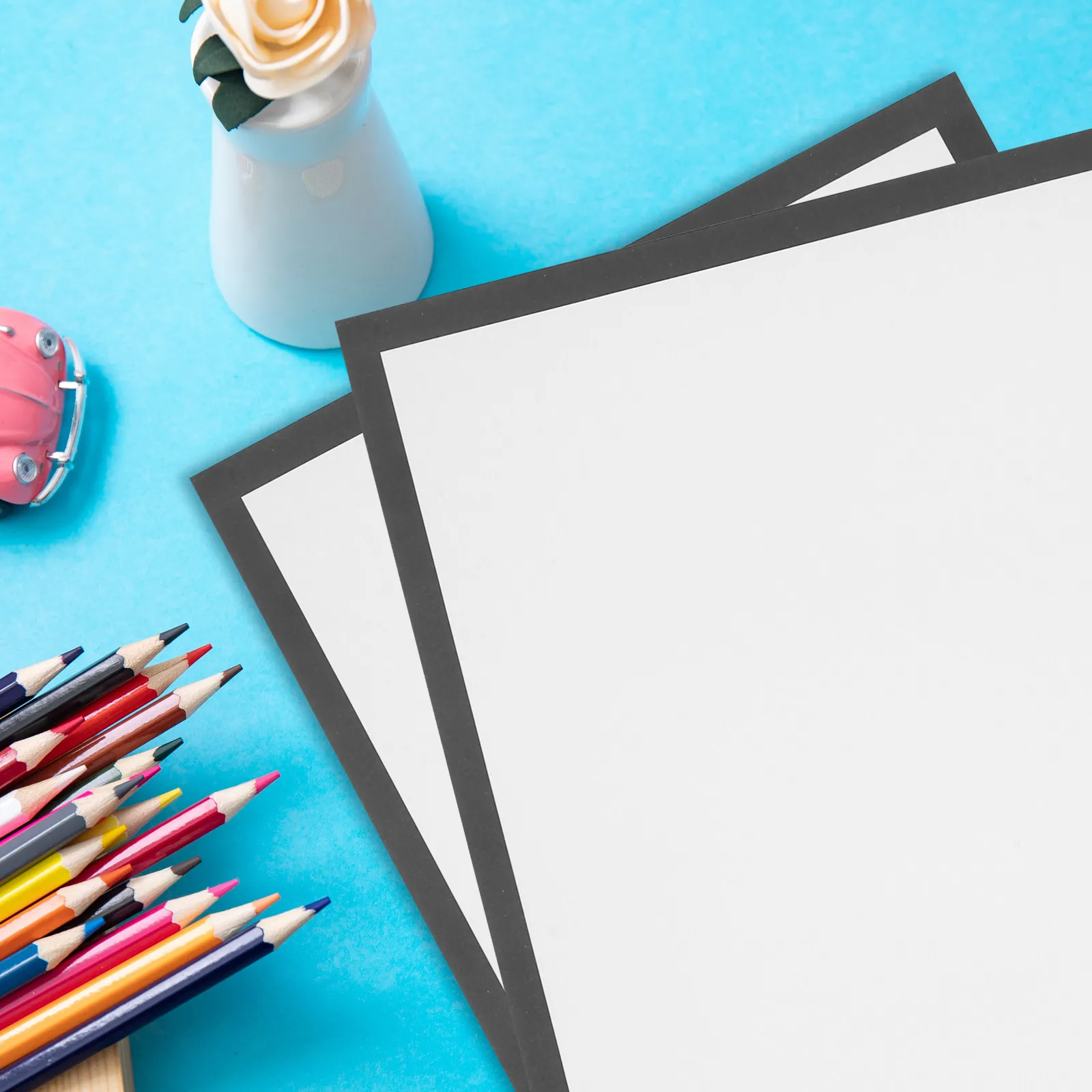 10枚のdiyカードストック紙、描画、ペイント、スクラップブッキング、紙折り工芸品、アート用品、ティーンエイジャー、初心者向け