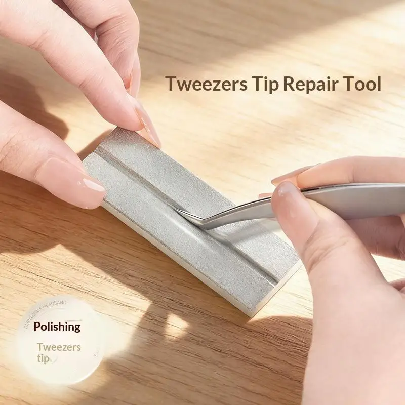 Multi-function Grindstone Tweezers Corrector Repair Tools For Tweezer Soldering Iron Tips Knife Pointed Head Correction