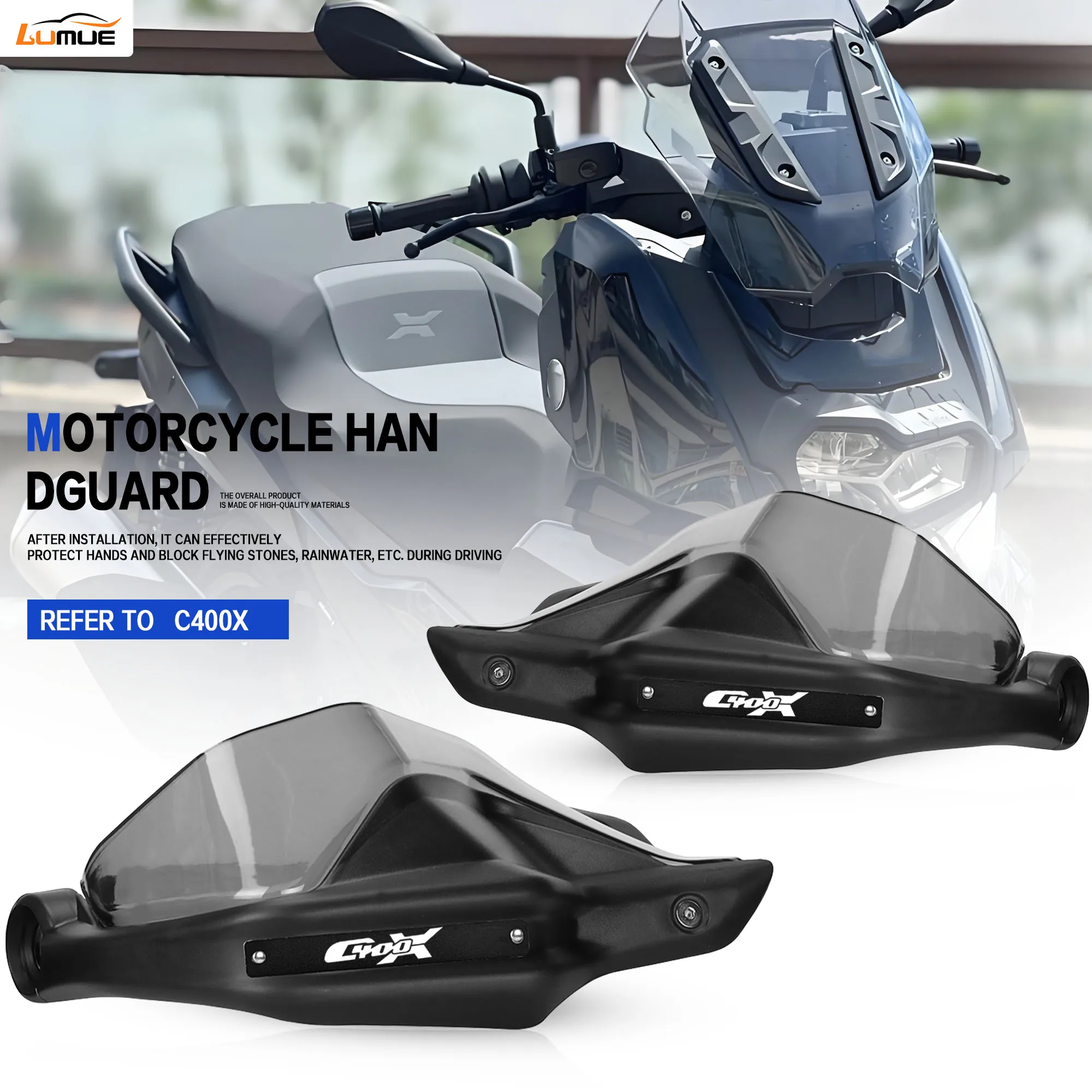 

For BMW C400X 2019 2020 2023 2021-2025 Motorcycle C400X Handguard Hand Guards Brake Clutch Levers Protector Shield Windshield
