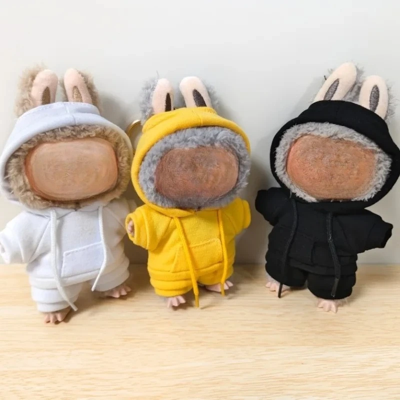 

17CM Labu doll Clothes macaron Sports Hoodie Clothing bubu Sweater Clothes and Accessories