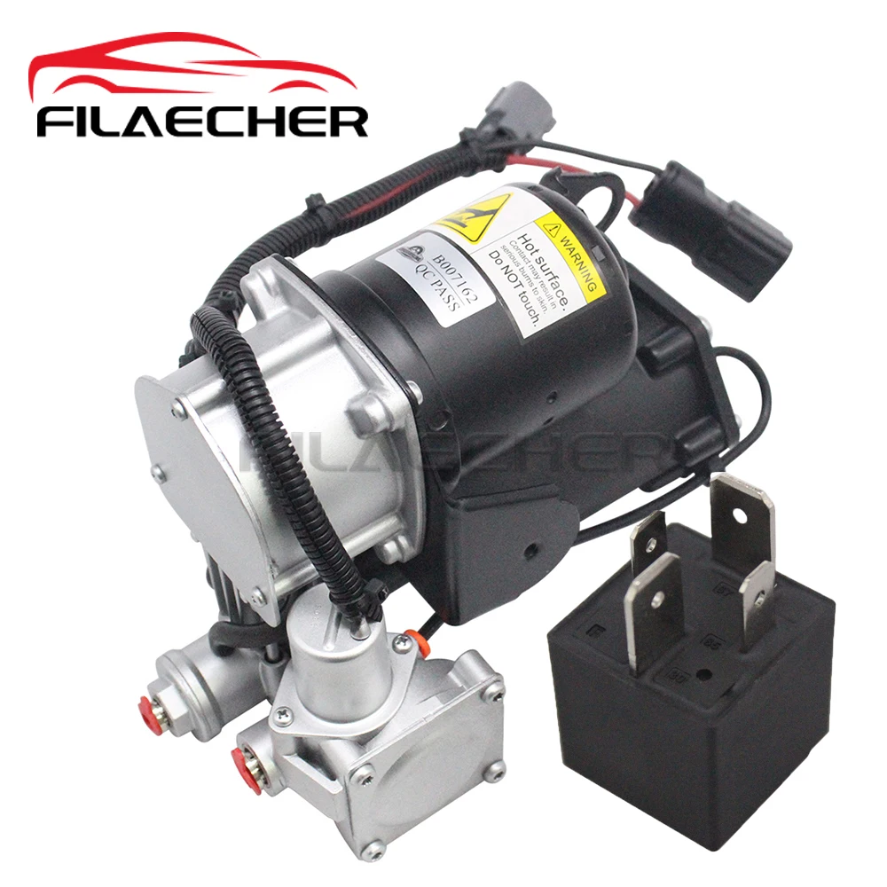 

For Land Rover Hitachi Air Suspension Compressor Range Rover Sport LR3 LR4 with relay LR023964 LR044360 LR012705 YWB500220