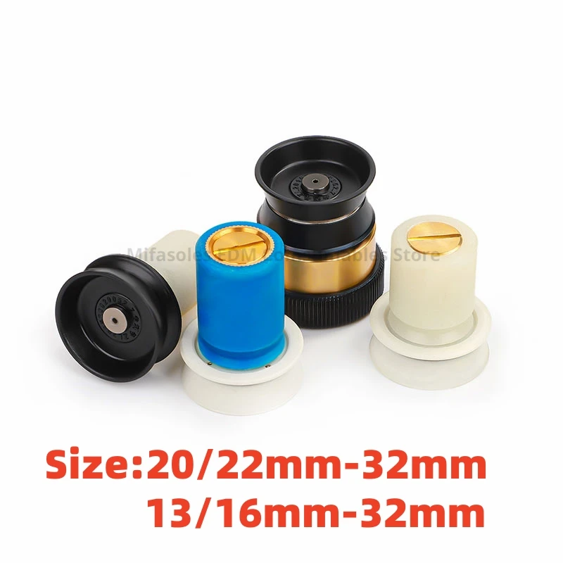 WEDM Waterproof Pulley Roller 20/22mm-32mm 13/16mm-32mm Guide Wheel Assembly for EDM Wire Cutting Machine