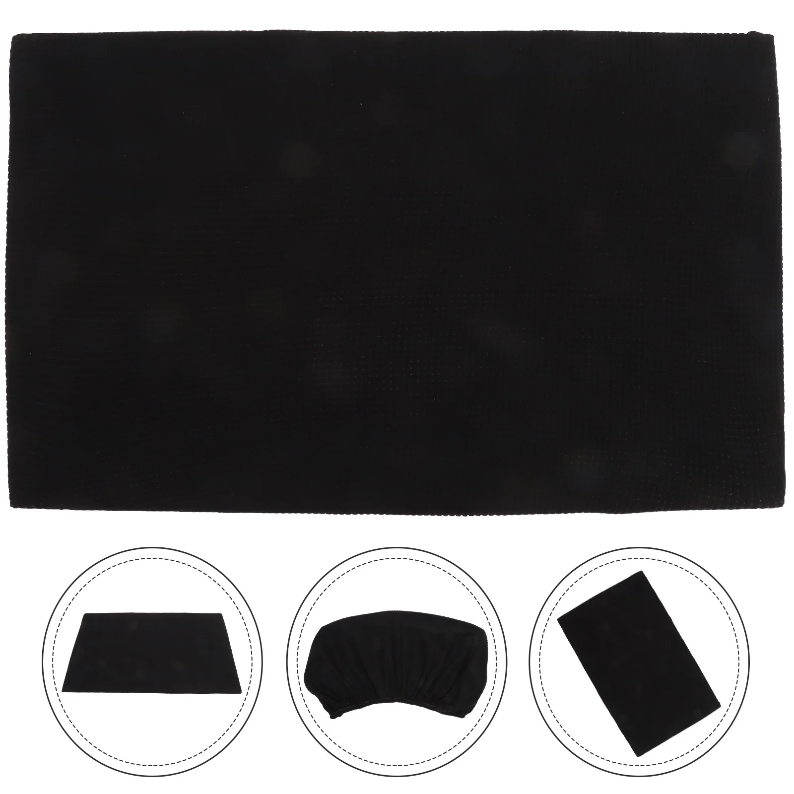 

Dining Bench Cover Polyester Protective Long Stool Elegant Color Scratch Resistant Multi Functional Home Use Dining Bench Cover