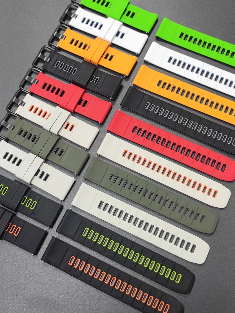 2 pcs Watch Strap 22mm For Huami Amazfit Bip 6 5 UNITY/BALANCE 2/GTR 4 Watchband For Huawei GT6 6Pro 46mm Quick Release Bracelet