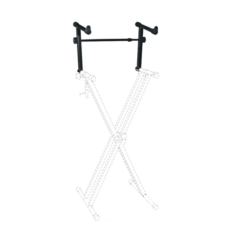 Adjusted Electronic Piano Second Tiers Stand Piano Keyboard Stand Electric Piano Holder Adjustable Stable Keyboard Rack