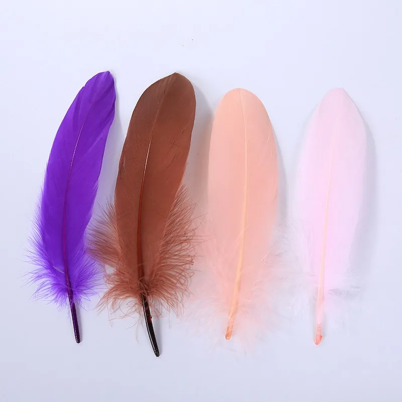 100Pcs Colorful Feathers Craft Feathers Wedding Family Party Decorations, Dream Catcher Supplies, Natural Feathers