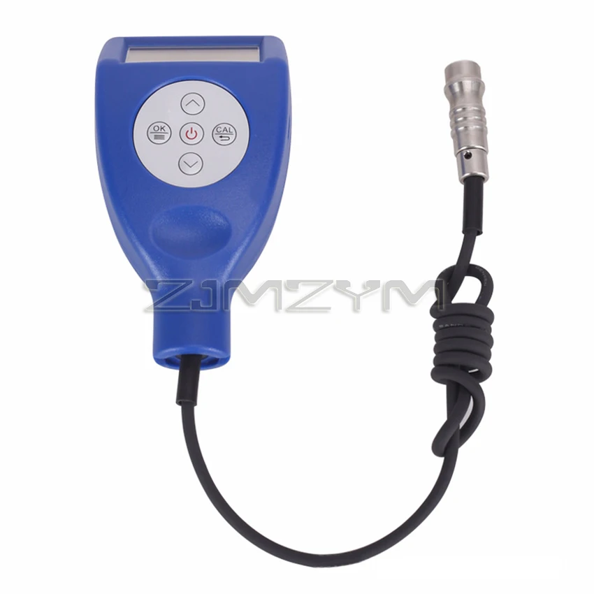 LCD Screen Auto Car Paint Film Thickness Gauge Paint Coating Thickness Tester 0-3000μm 0.1μm FeAl Fe Probe Gauge