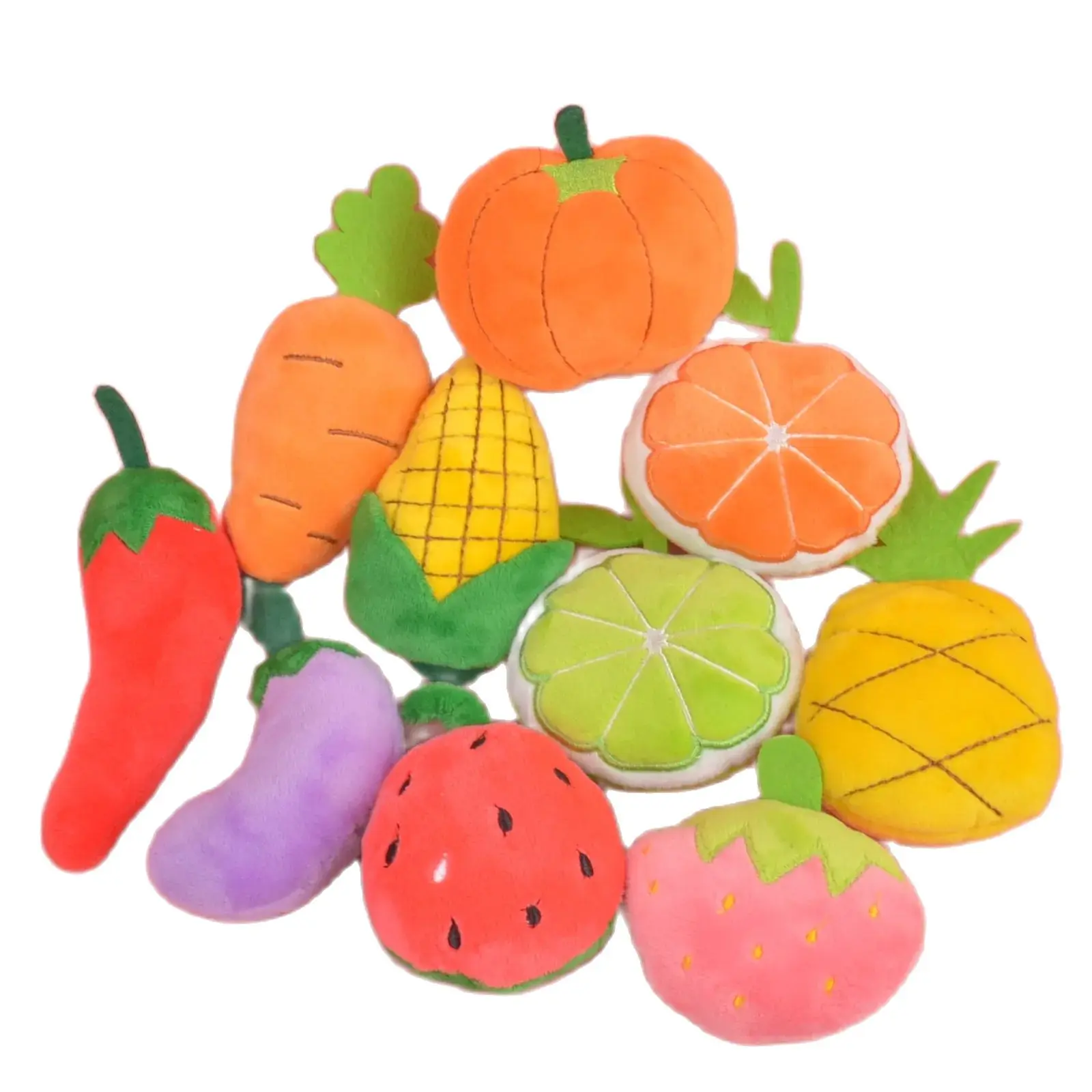 Aimant de réfrigérateur pour la décoration de la maison, autocollant de fruits et légumes, jouet en peluche pour enfants, tableau d'affichage