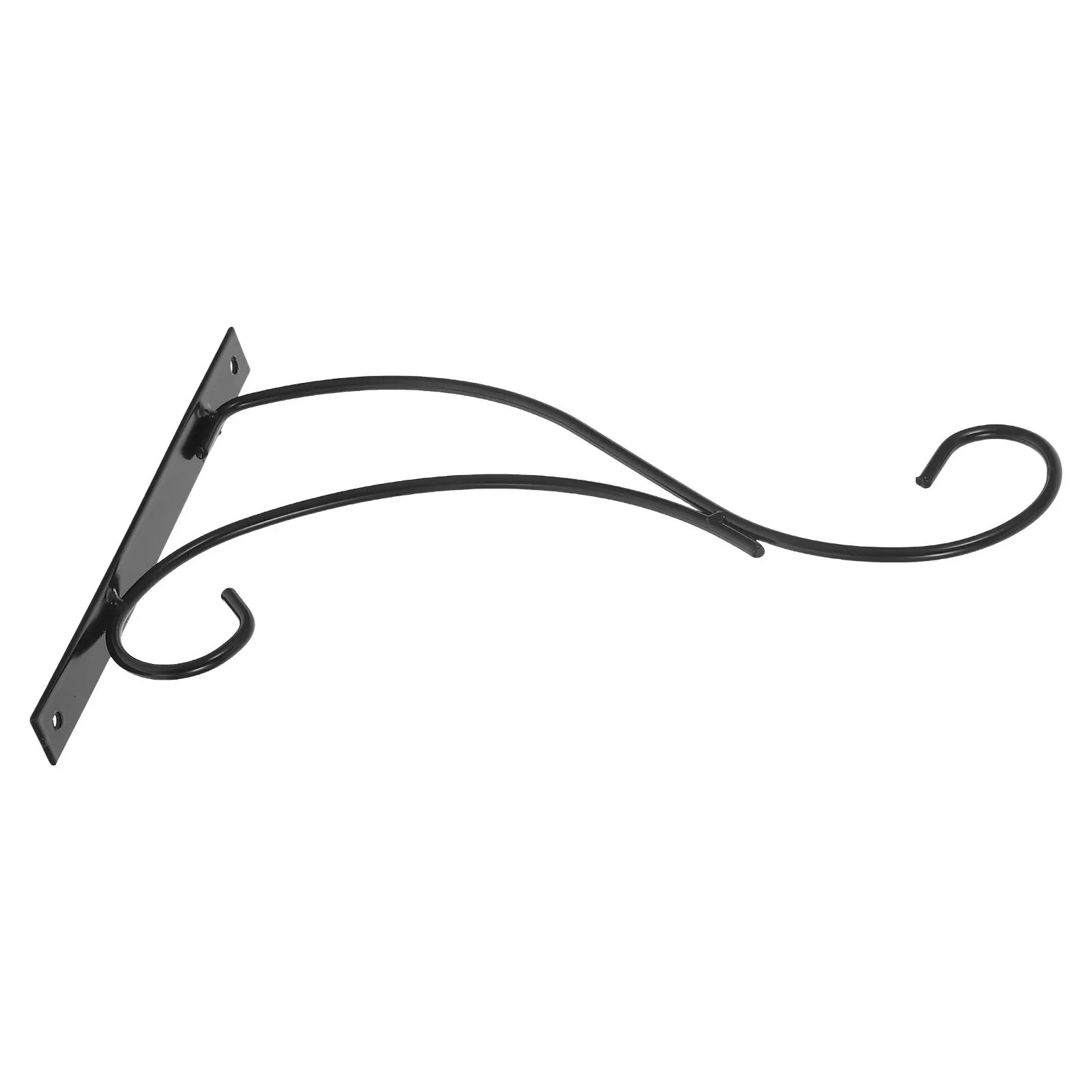 2 pcs Wall Garden Outdoor Hanging Iron Plant Heavy Duty Halloween Christmas New Year Flower Pot Wall Hook Hangers