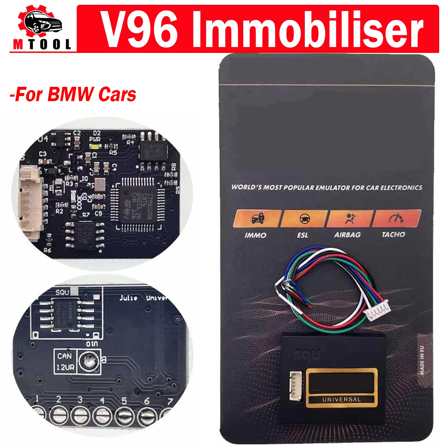 Universal IMMO Off Emulator Immobiliser V96 for BMW 3 Series(E36)/5 Series(E34)/5 Series(E39)/7 Series(E38)