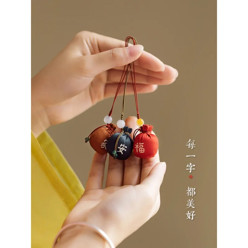 Small Sachet Mobile Phone Bookmark Pendant Lucky Bag Argy Wormwood Mosquito Repellent Sachet Dragon Boat Festiva Bag Chamrs