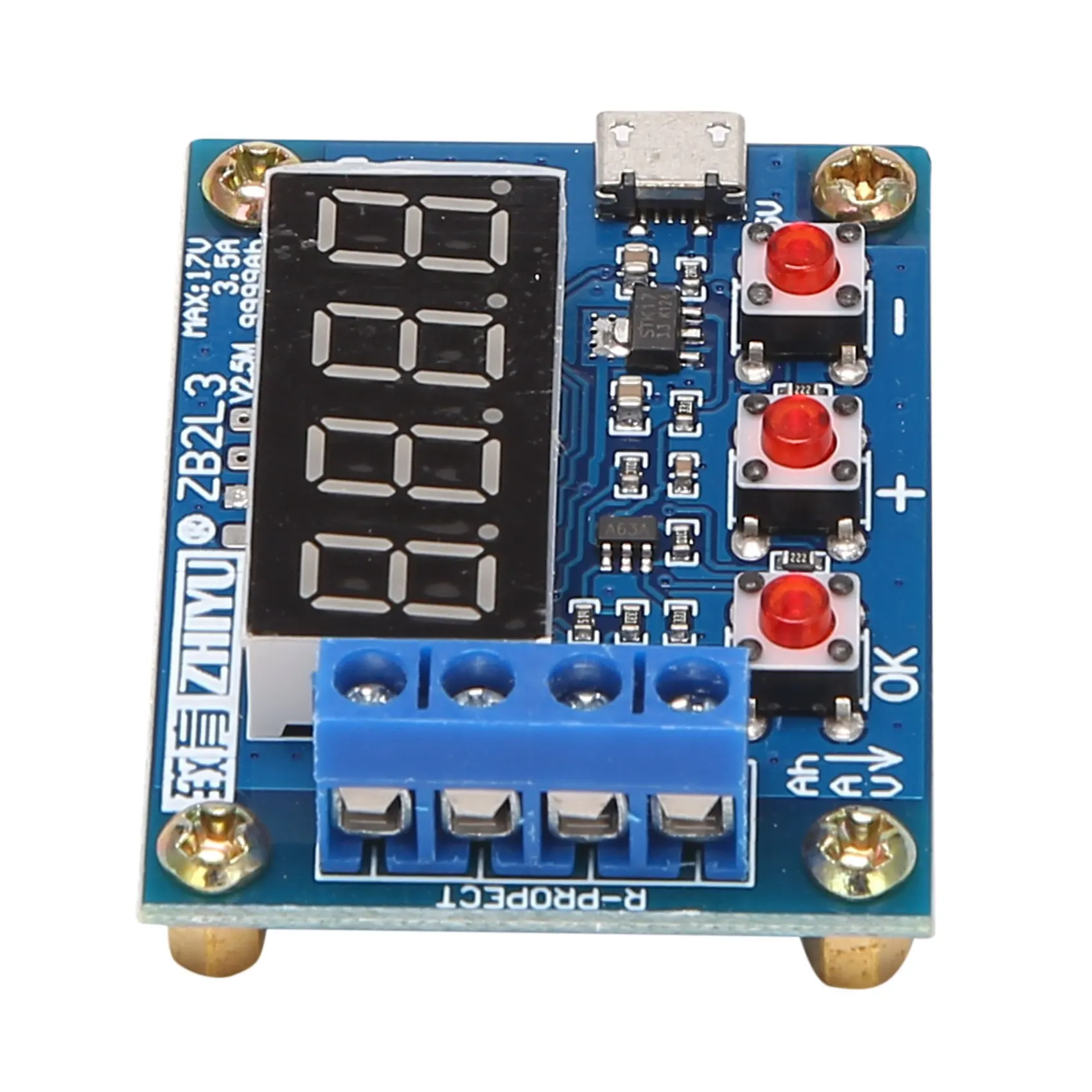 LED 디지털 디스플레이 18650 리튬 배터리 전원 공급 장치 테스트, 저항 납산 용량, ZB2L3