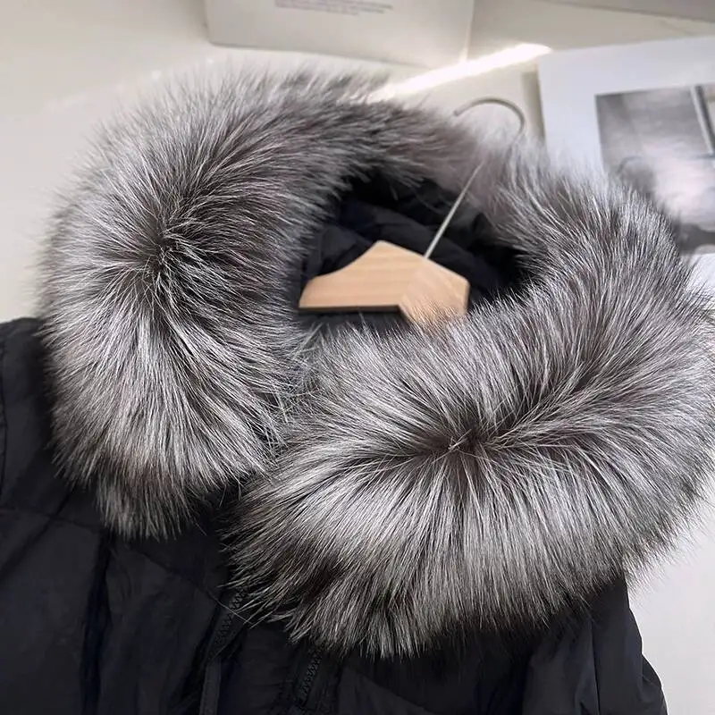 fox-fur-collar-real-fur-hat-collar-women's-coats-down-parkas-fur-collar-natural-silver-fox-fur-scarf-winter-warm-neck-warmer