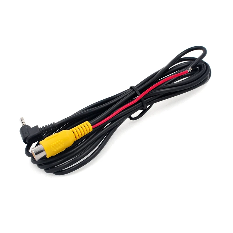 Rearview Camera Connection Cable RCA To 2.5mm AV Converter Cable Car Rear View Reverse Parking Camera To Car DVR
