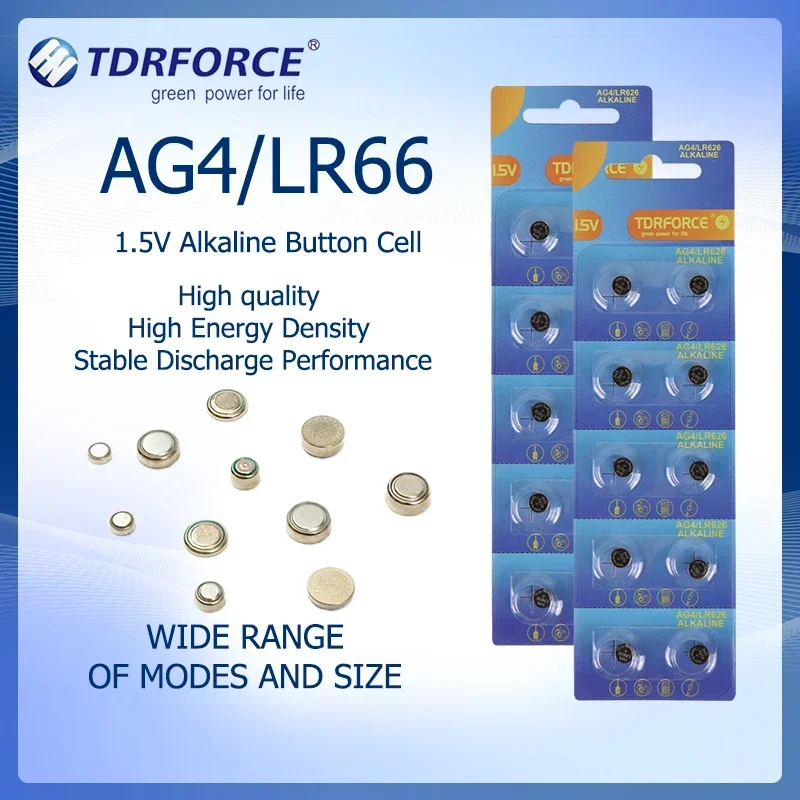 2-20pcs AG4 Button Batteries LR66 1.5V Alkaline Button Cell Battery Motherboard Scale Coin Cell Batteries for Watch Toys Remote