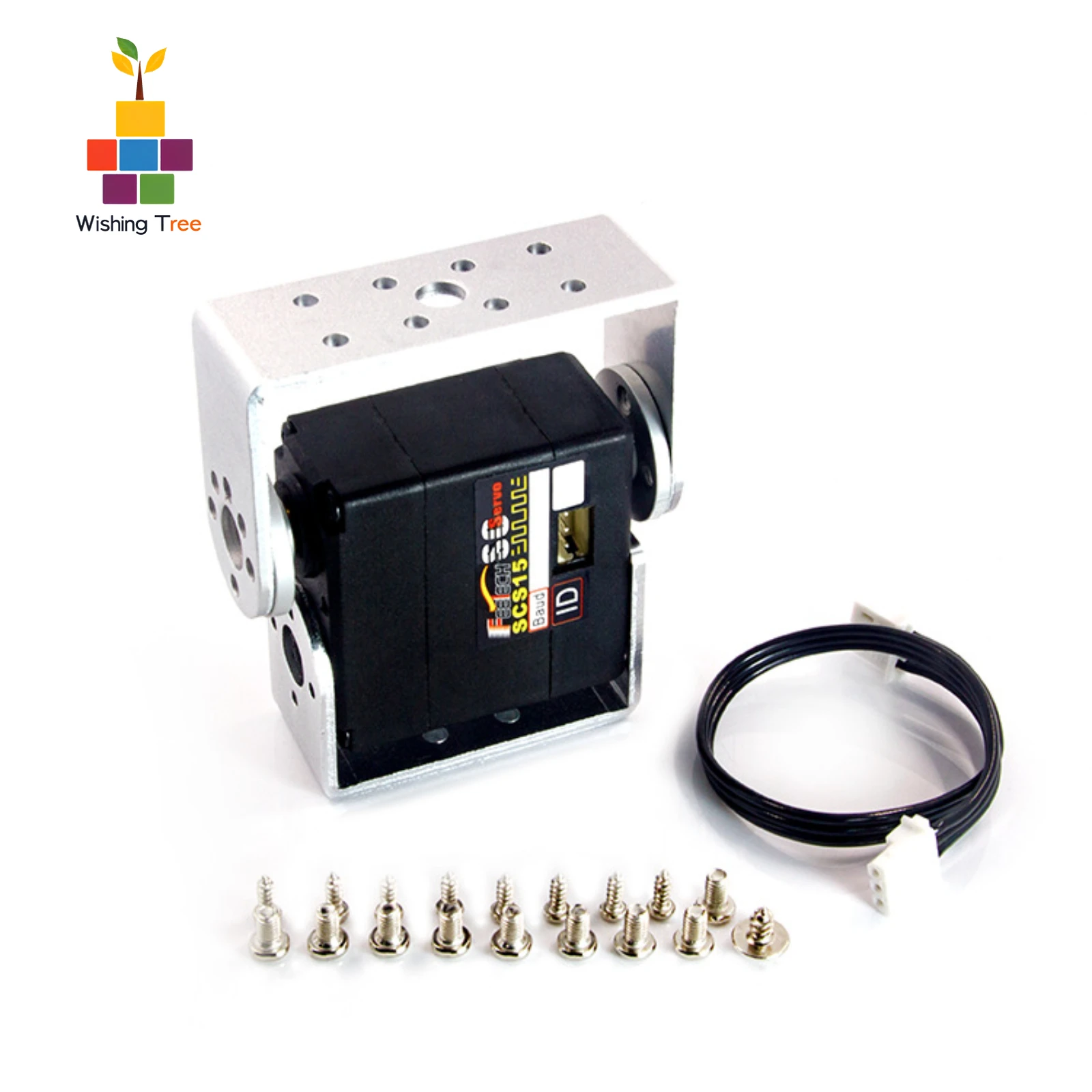 高トルク6V 15KG・トルクメタルギア デュアルモードRCサーボモーター ロボットグリッパーアームスマートコントロール用フィードバック付き (1/2/4個)