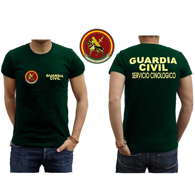 

Spanish Cinological Service Civil Guard Men T-Shirt Short Sleeve Casual 100% Cotton T Shirts