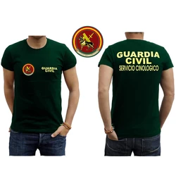 Spanish Cinological Service Civil Guard Men T-Shirt Short Sleeve Casual 100% Cotton T Shirts