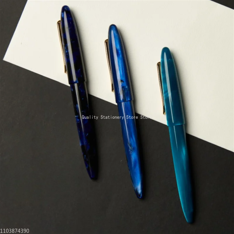 

New TANYUE A5 Imported Resin Fountain Pen Acrylic No.5 Schmidt EF/F 0.38/0.5MM Nib Ink Pen Mb Luxury Office Smooth Writing Gift