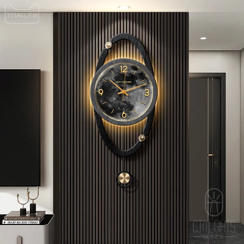 Creativity Wall Clock Living Room Luxury Large Wall Clocks Design Aesthetic Digital Timepiece Stylish Modern Decoration Clock