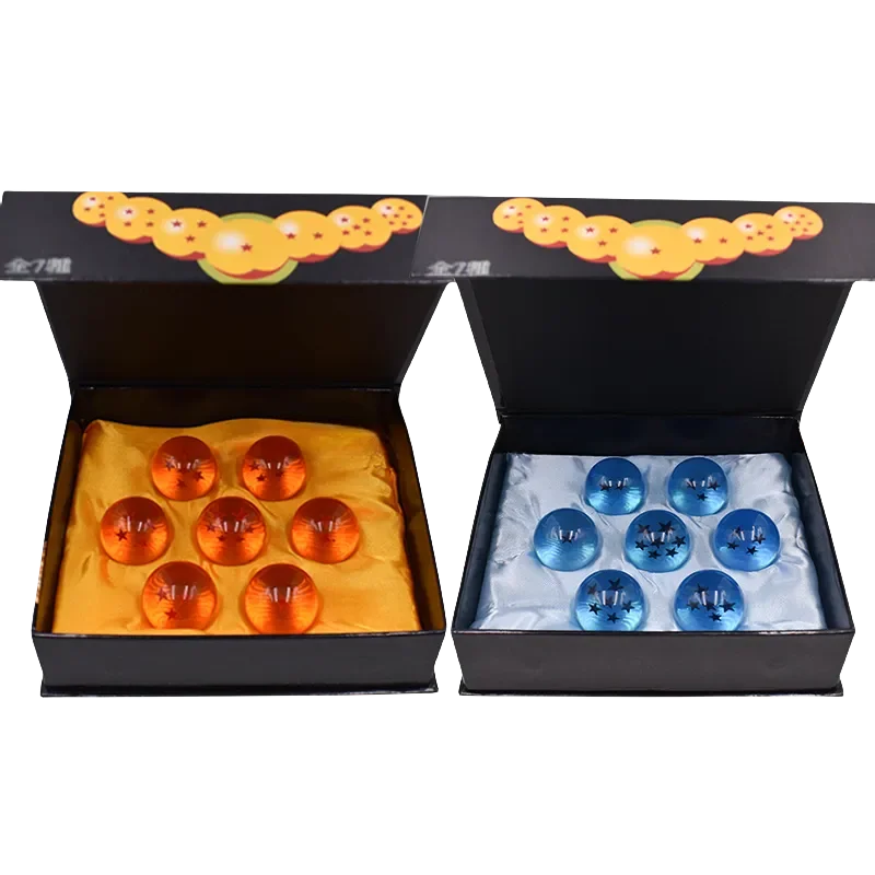 4.3CM Anime DBZ 7 Stars Balls 3.5CM Figures Toys New In Box