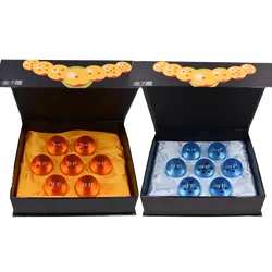 4.3CM Anime DBZ 7 Stars Balls 3.5CM Figures Toys New In Box Shenron Dragon Crystal Balls PVC Collection Complete Set Retail