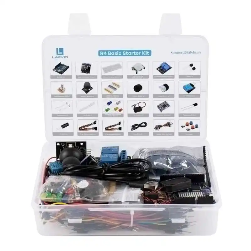 UNO R4 WiFi Compatible Development Starter Kit with Sensors Electronic Components for Programming Learning & DIY Projects view 3