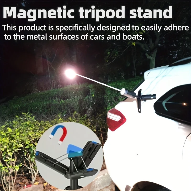 Lampada da campeggio telescopica NITEK 9000mAh, lampada da lavoro magnetica a LED portatile, lanterna di emergenza per interruzione di corrente