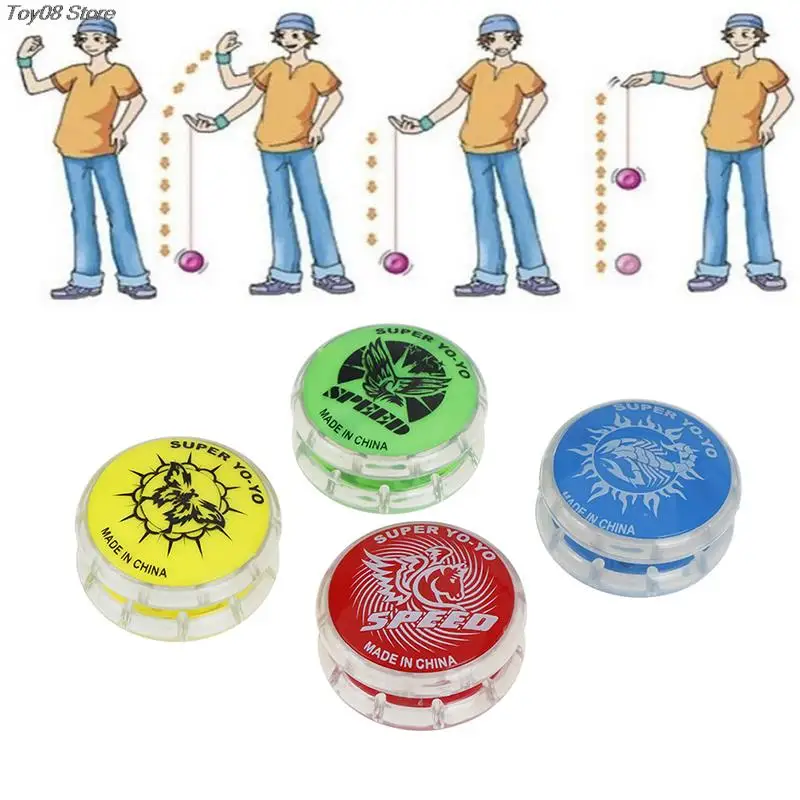 1pc Magic Yoyo Ball Toys For Kids Colorful Plastic Easy To Carry Yo-yo Toy Party Boy Classic Funny Yoyo Ball Toys Gift YOYO Bal