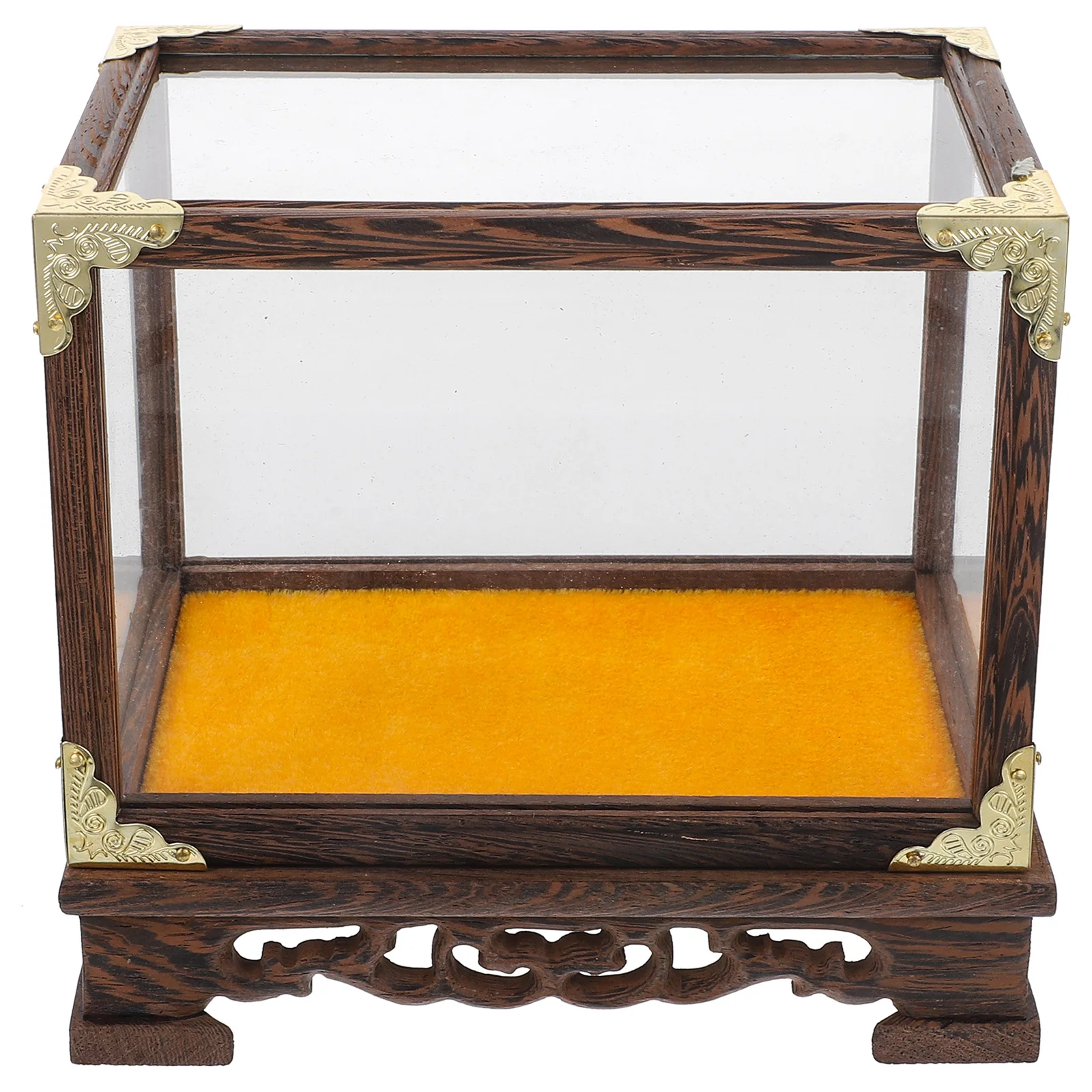 Buddha Dustproof Protective Cover Multi-Function Transparent Desktop Display Box for Vase Ornament Storage and Home Decoration