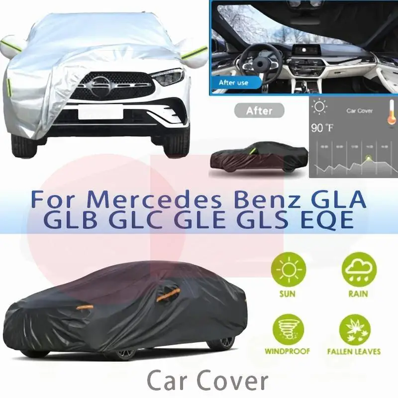

For Outdoor Protection Waterproof Dustproof Full for Mercedes Benz GLA GLB GLC GLE GLS EQE Car Covers